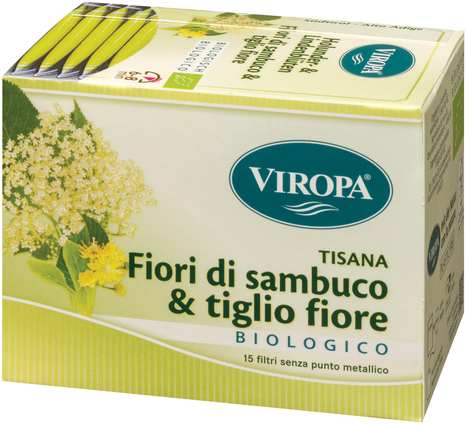 Fiori di Sambuco e Tiglio Fiore Bio Viropa 